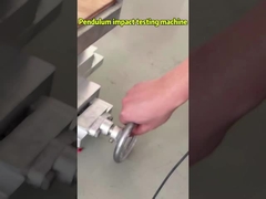 Maszyna do badań uderzeń wahadła z regulowaną wysokością i prędkością uderzenia do elastycznych badań